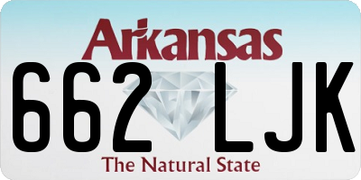 AR license plate 662LJK