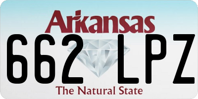 AR license plate 662LPZ