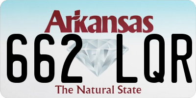 AR license plate 662LQR