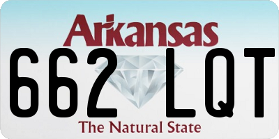 AR license plate 662LQT