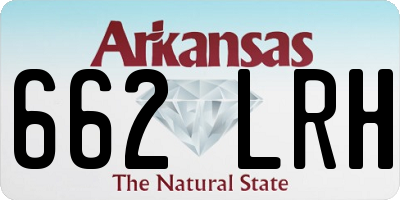 AR license plate 662LRH