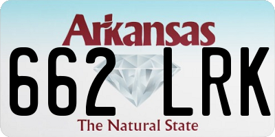 AR license plate 662LRK