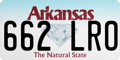 AR license plate 662LRO