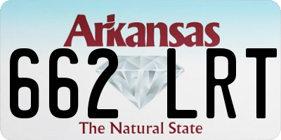 AR license plate 662LRT
