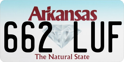 AR license plate 662LUF