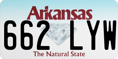 AR license plate 662LYW