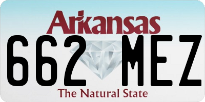 AR license plate 662MEZ