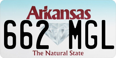 AR license plate 662MGL