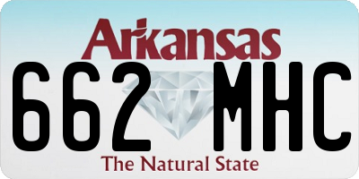 AR license plate 662MHC