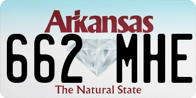 AR license plate 662MHE