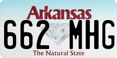 AR license plate 662MHG