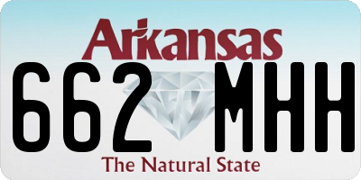 AR license plate 662MHH