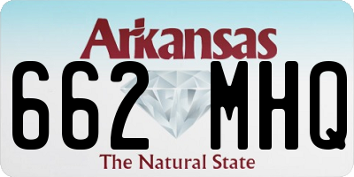 AR license plate 662MHQ