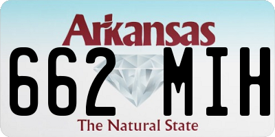 AR license plate 662MIH
