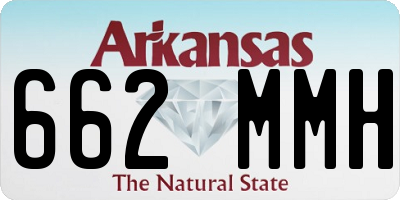 AR license plate 662MMH