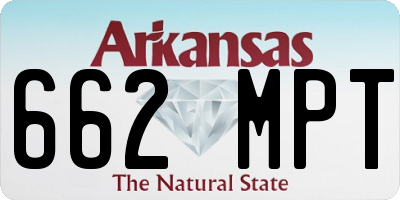 AR license plate 662MPT