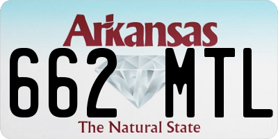 AR license plate 662MTL