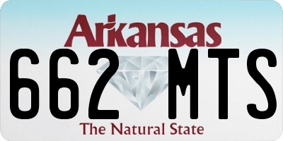 AR license plate 662MTS