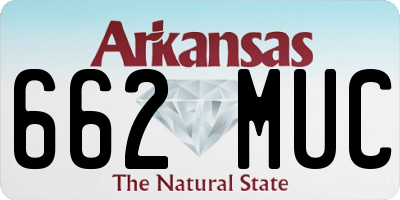 AR license plate 662MUC