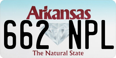 AR license plate 662NPL