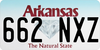 AR license plate 662NXZ