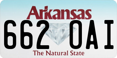 AR license plate 662OAI