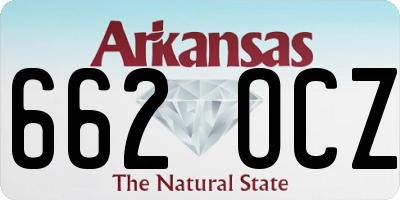 AR license plate 662OCZ