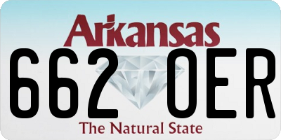 AR license plate 662OER