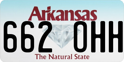 AR license plate 662OHH