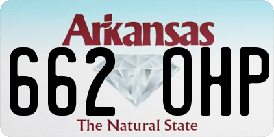 AR license plate 662OHP