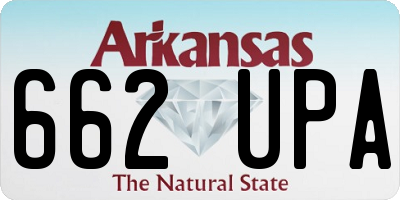 AR license plate 662UPA