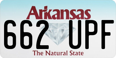 AR license plate 662UPF
