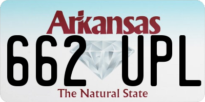 AR license plate 662UPL