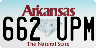 AR license plate 662UPM