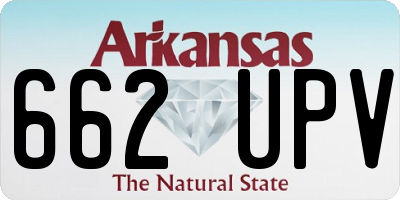 AR license plate 662UPV
