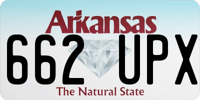 AR license plate 662UPX