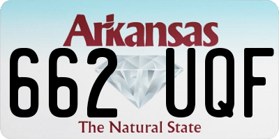 AR license plate 662UQF