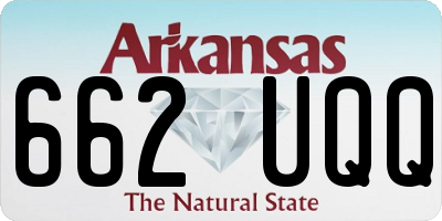 AR license plate 662UQQ