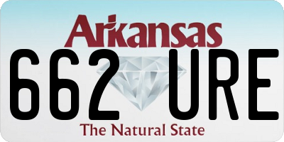 AR license plate 662URE