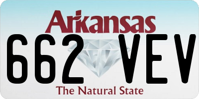 AR license plate 662VEV
