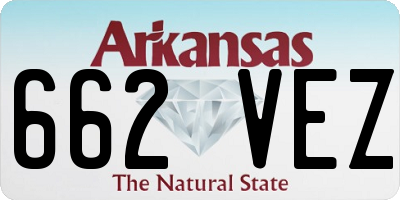 AR license plate 662VEZ
