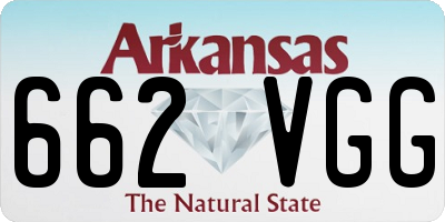 AR license plate 662VGG