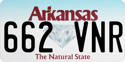 AR license plate 662VNR