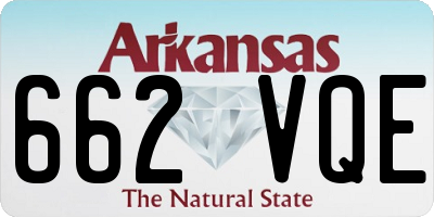 AR license plate 662VQE