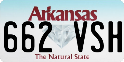 AR license plate 662VSH