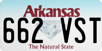 AR license plate 662VST