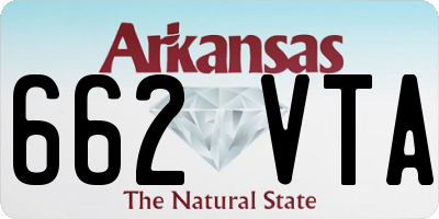 AR license plate 662VTA