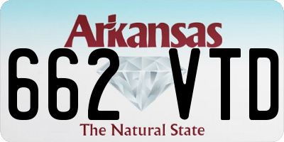 AR license plate 662VTD