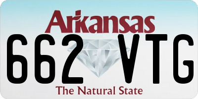 AR license plate 662VTG