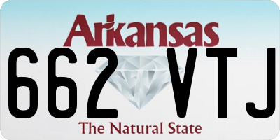 AR license plate 662VTJ